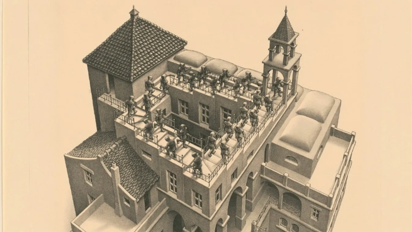 M. C. Escher
Ascending and descending
Emelkedés és ereszkedés 