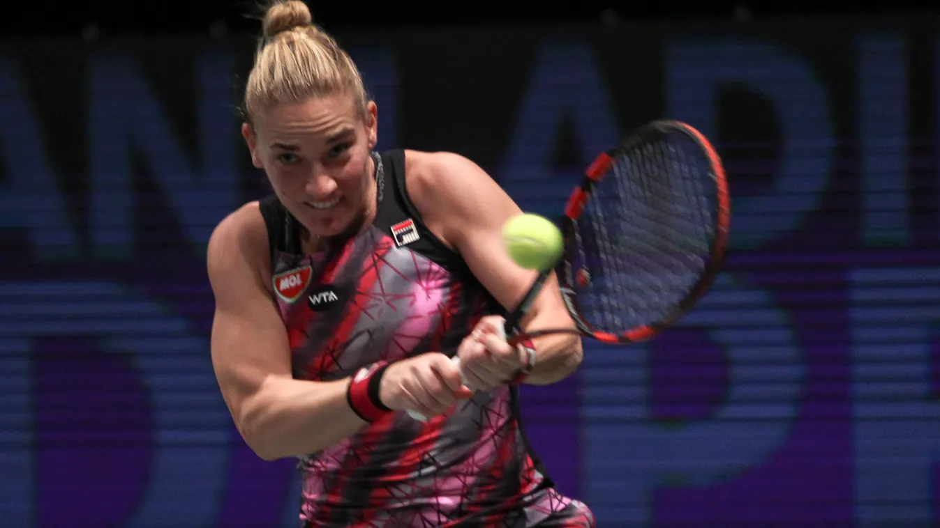 Hungarian Ladies Open Timea Babos Budapest hungary TENNIS Ball HORIZONTAL Match - Sport Photography Returning SPORT Tennis Tournament 