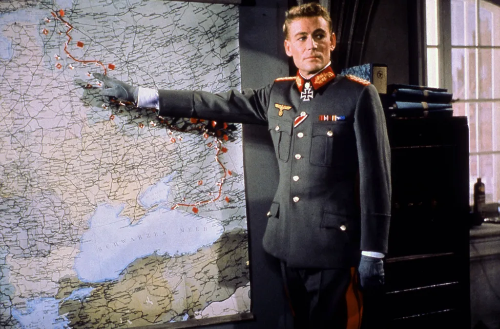 La nuit des generaux officier allemand german plan carte map strategie trategy Horizontal OFFICER 