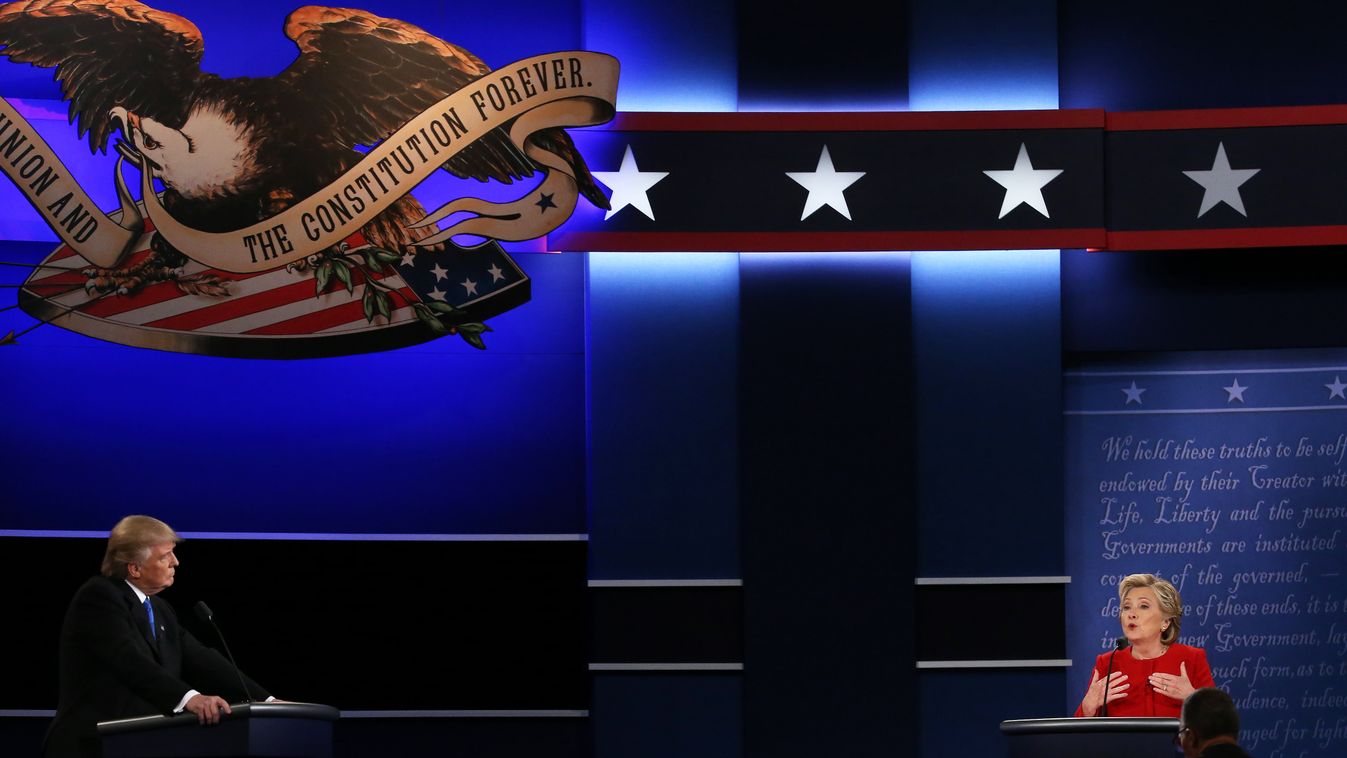 First Presidential Debate Between Donald Trump And Hillary Clinton Hempstead Hempstead 2016 United States United States 2016 Democrats Republicans Donald Trump Hillary Clinton POLITICS ELECTION DEBATE Presidential US President Candidates 26 September 2016