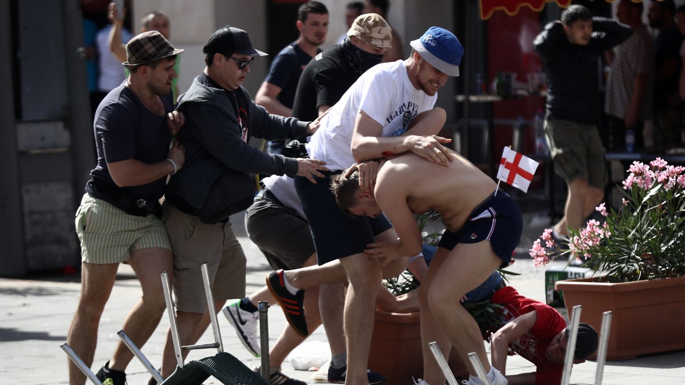 Excitement Mounts As England Prepare To Take On Russia In The Euros Human Interest Sport Soccer Marseille FeedRouted_Europe > on June 11, 2016 in Marseille, France. 