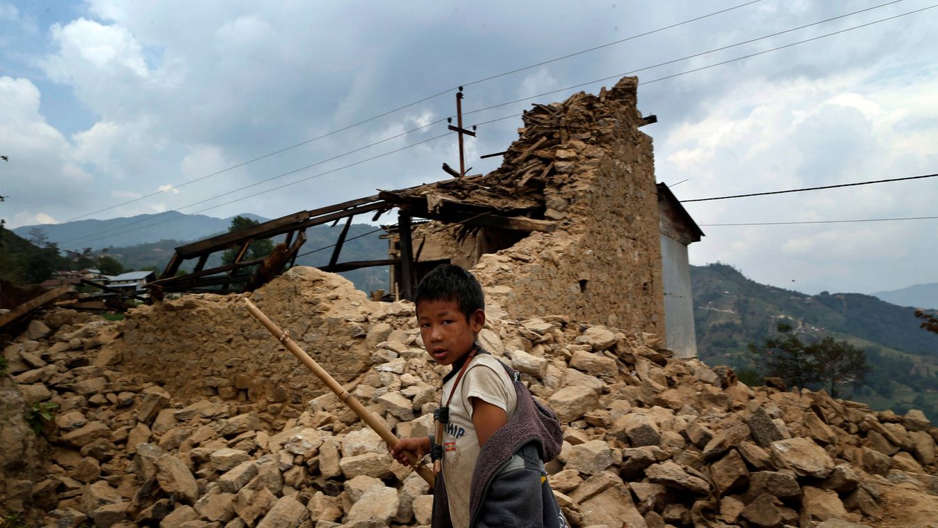 Nanglebhare, földrengés, Nepál 