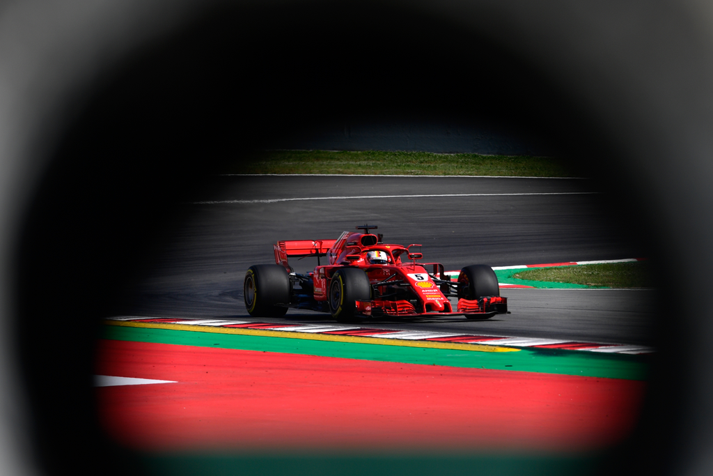 A Forma-1-es Spanyol Nagydíj pénteki napja, Sebastian Vettel, Scuderia Ferrari 