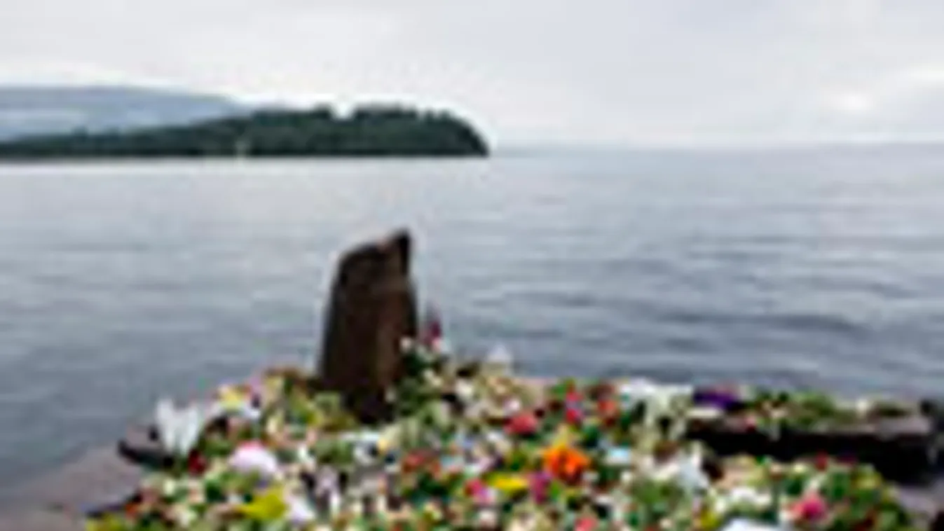 Norvégia, Utöya szigete, ahol egy ámokfutó, Anders Behring Breivik 69 embert ölt meg