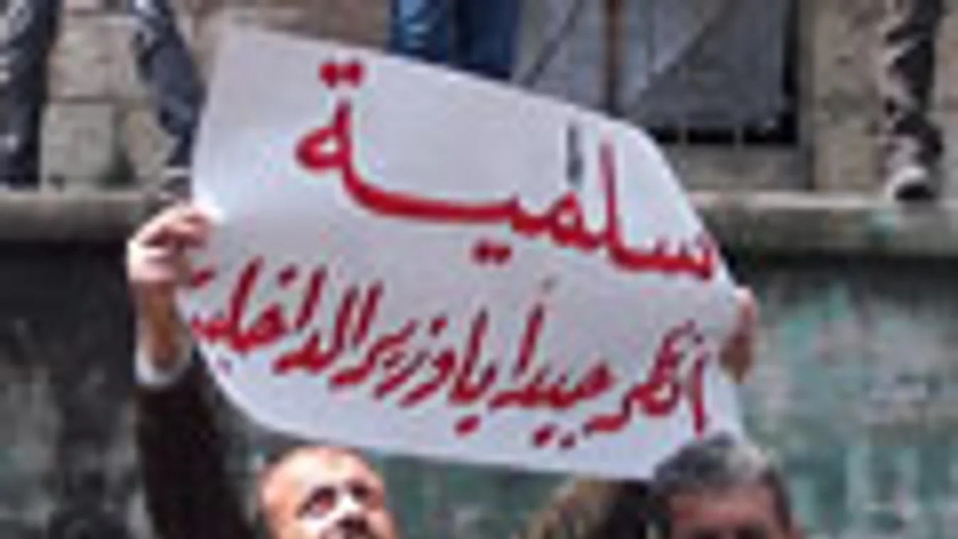 Szíria,Banias, Kormányellenes demonstráció,