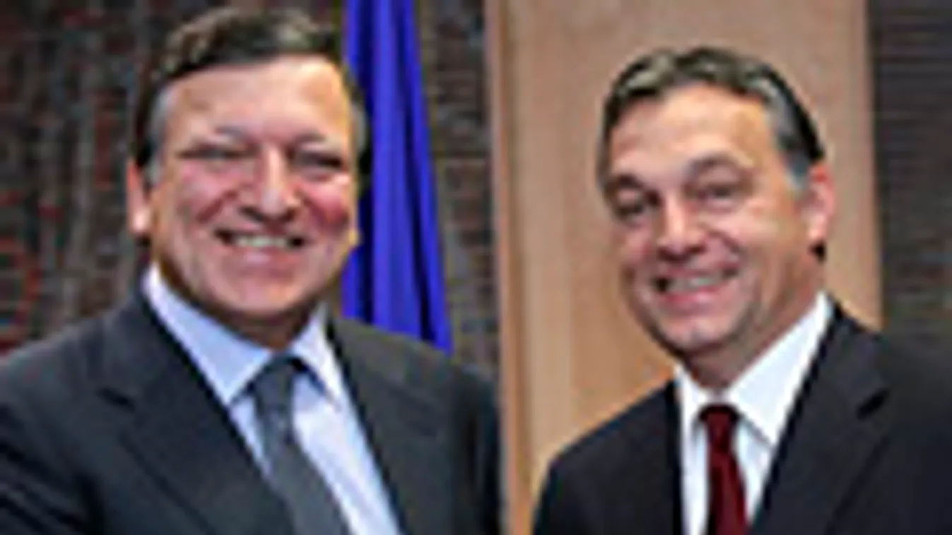 José Manuel Barroso és Orbán Viktor Brüsszelben