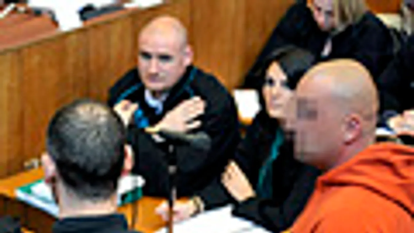 romagyilkosságok pere, romák ellen elkövetett gyilkosságok, Kiss Árpád elsőrendű vádlott kérdez a kígyó becenevű T. Sándor tanútól