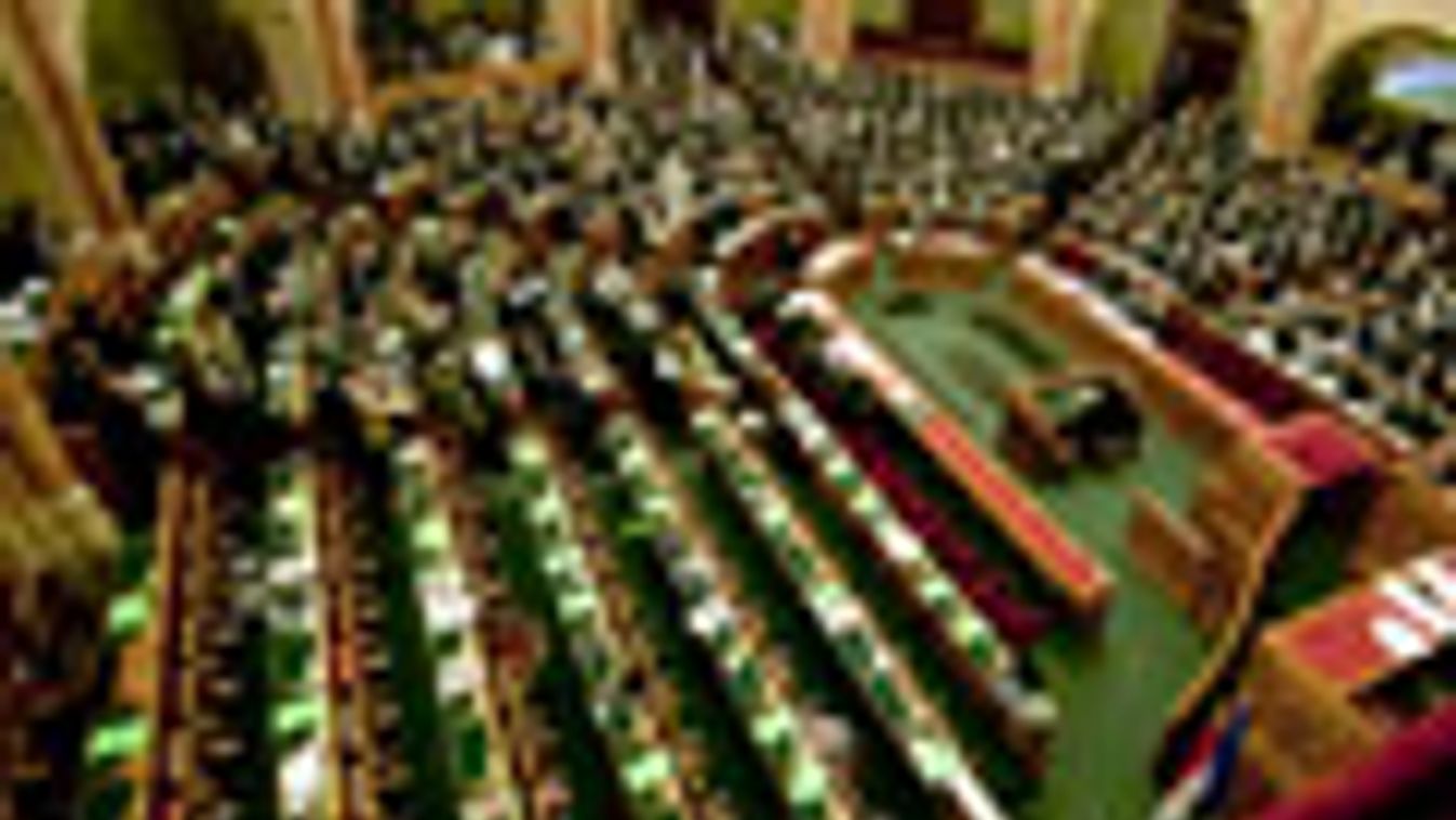 Parlament, plenáris ülés, alkotmány, alaptörvény vitája, 2011.04.11., MSZP frakció kivonult, totál, ülésterem