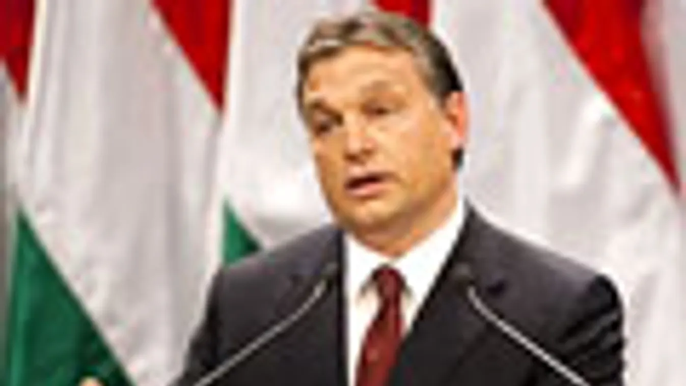 Orbán Viktor miniszterelnök beszédet mond a Széll Kálmán Alapítvány "Hogyan tovább, Magyarország?" című rendezvényén a Millenáris Teátrumban 