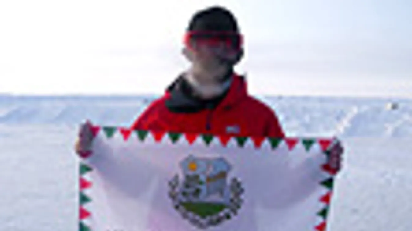 Tóth István maratoni futó, az Északi-sark Maraton győztese