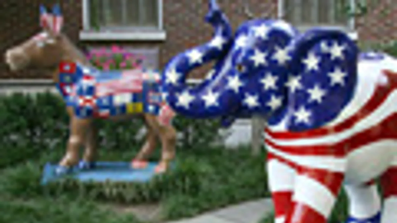 Amerikai választások, a demokraták öszvére és a republikánusok elefántja