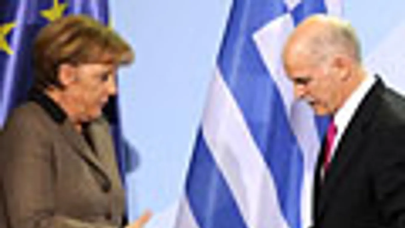 európai kötvény, eurozóna, Angela Merkel és George Papandreou