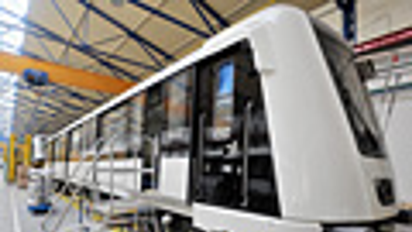 Alstom Transport Metropolis típusú metrókocsija, amit a 2-es metró vonalára terveztek