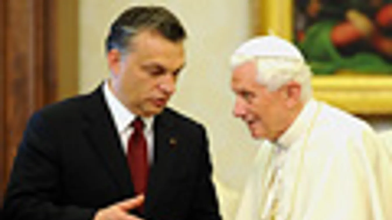 Orbán Viktor és XVI. Benedek pápa találkozója, audiencia