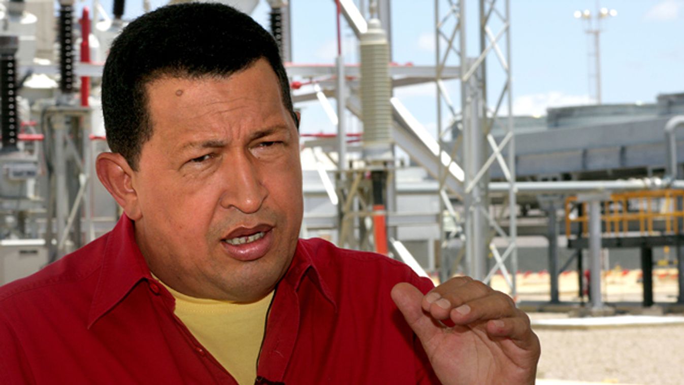 Hugo Chavez, venezuelai elnök 