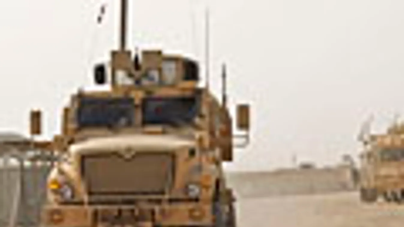 M-RAP MaxxPro típusú amerikai aknamentesítő jármű, Afganisztánban, meghalt két magyar katona