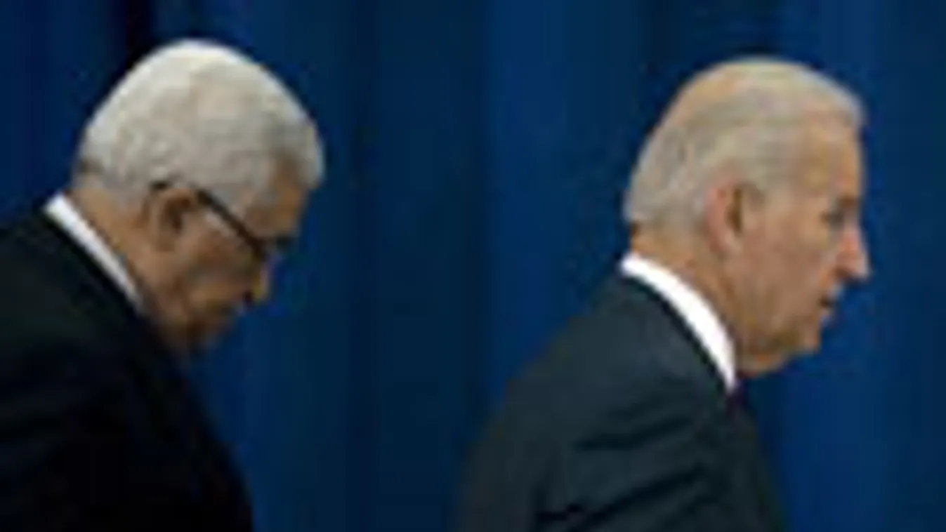 Mahmúd Abbász palesztin elnök és Joe Biden amerikai alelnök