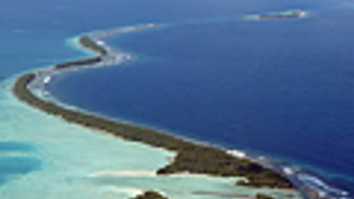 Tuvalu szigetcsoport a Csendes-óceánon