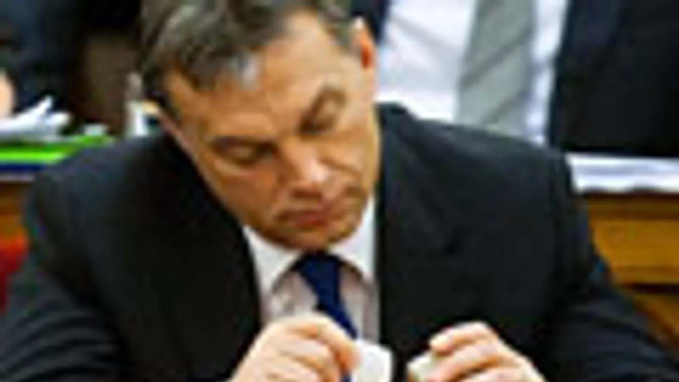 Orbán Viktor a parlamentben