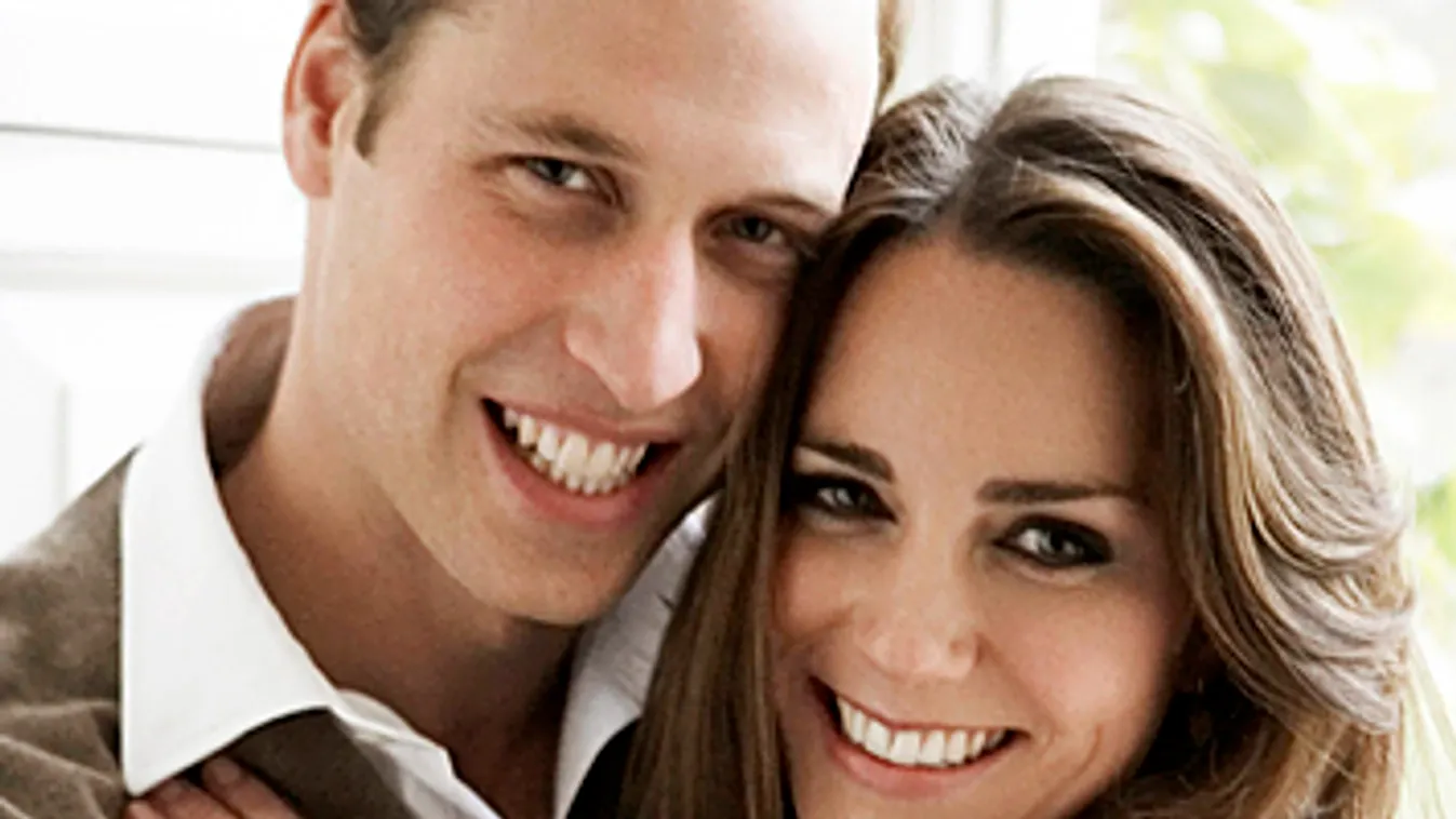 2010. november 25-én készült hivatalos eljegyzési kép Vilmos brit hercegről, Károly trónörökös fiáról és menyasszonyáról, Kate Middletonról. A pár 2011. április 29-én tartja az esküvőjét a Westminster apátságban