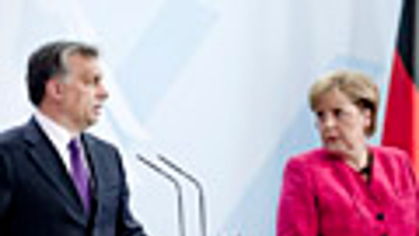 Angela Merkel német kancellár és Orbán Viktor miniszterelnök találkozója Berlinben