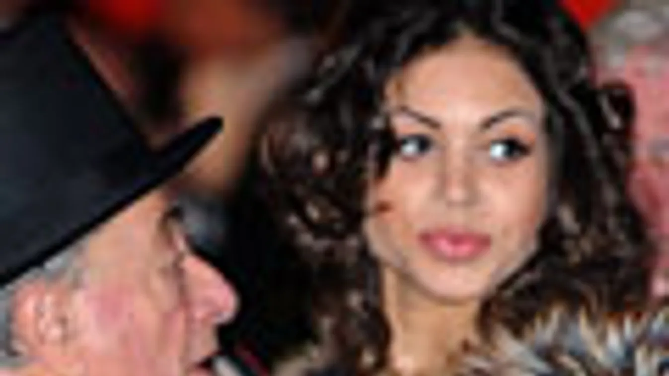 Richard Lugner és vendége, Karima El Mahroug (Ruby), aki Silvio Berlusconi kiskorú prostitúciós botrányának főszereplője