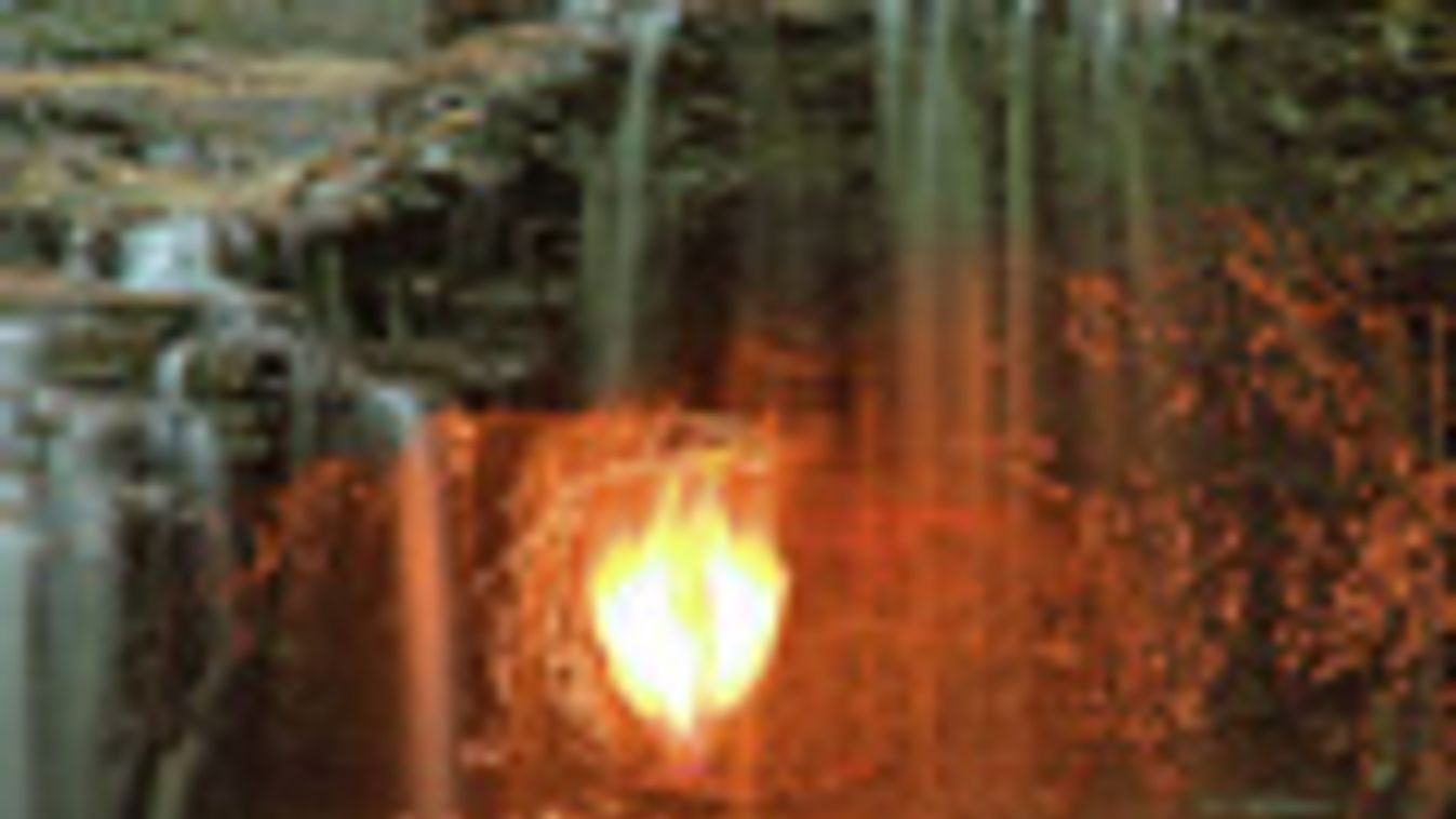 Eternal Flame Waterfall, Örök Tűz Vízesést mutatja a Chestnut Ridge Nemzeti Parkban