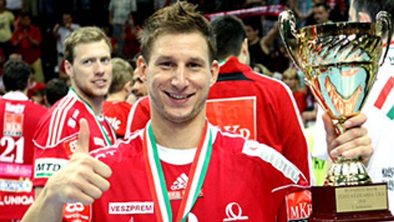 Iváncsik Tamás, MKB Veszprém-Pick Szeged kézilabda mérkőzés, a Veszprém 19. alkalommal lett bajnok.