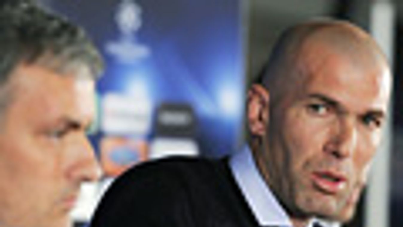 Zinedine Zidane és Jose Mourinho 