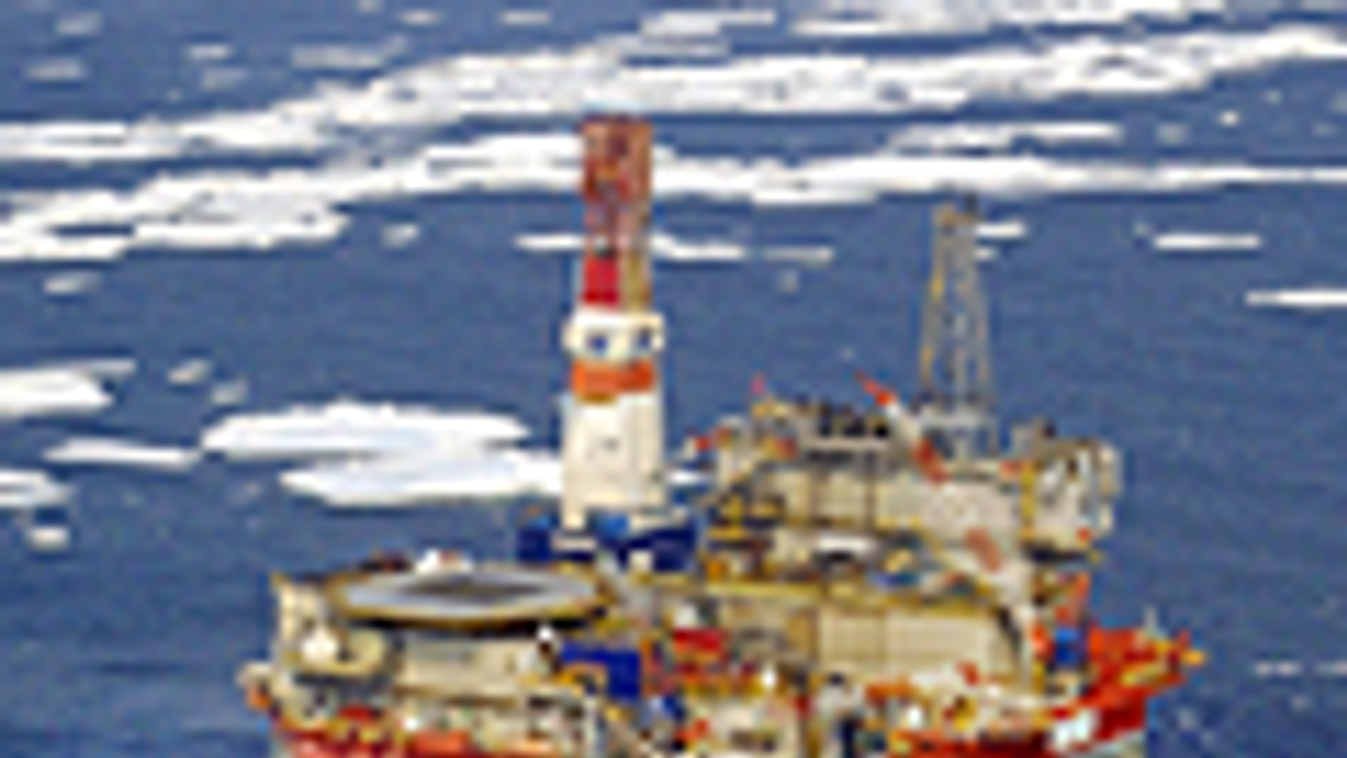 Északi-sark, sarkvidék, olaj, felmelegedés, olvadás, Molikpaq olajfúró sziget
