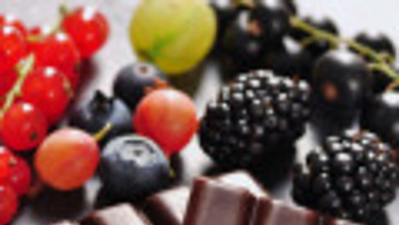 csokoládé bogyós gyümölcs rékellenes élelmiszer