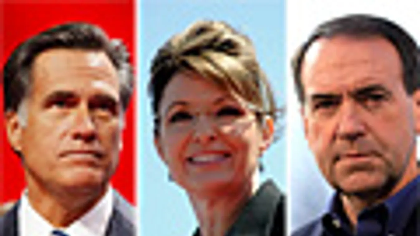 republikánus elnökjelöltek, Mitt Romney, Sarah Palin, Mike Huckabee