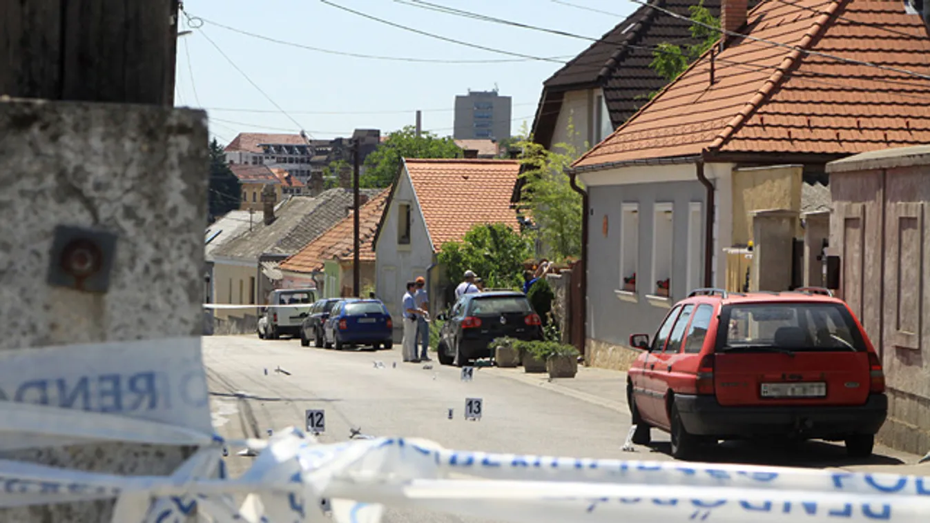 többször lálőttek egy férfira Veszprémben, lövöldözés