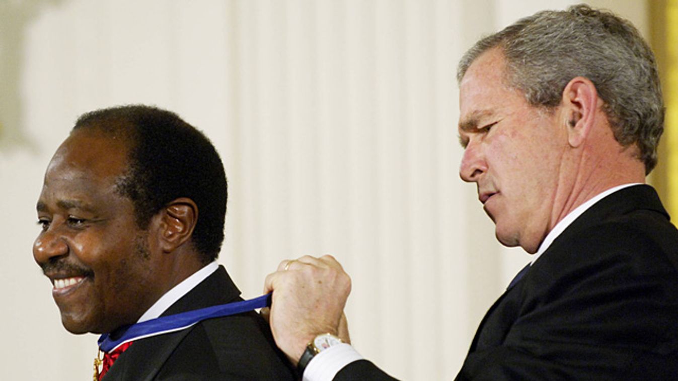 Paul Rusesabagina, Georg W. Bush