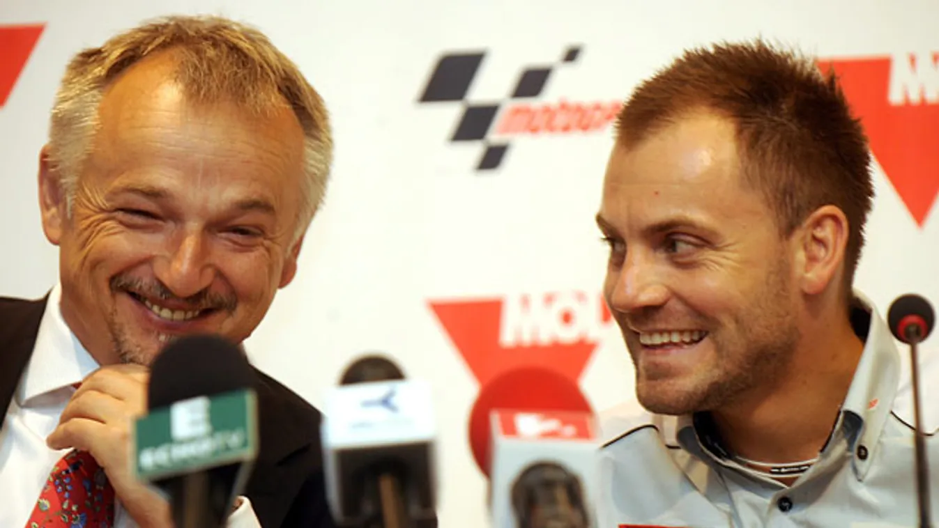 Hernádi Zsolt, a Mol Nyrt. elnök-vezérigazgatója és Talmácsi Gábor közös sajtótájékoztatóján bejelntik, hogy Talma csatlakozott a Scot Racing Teamhez
