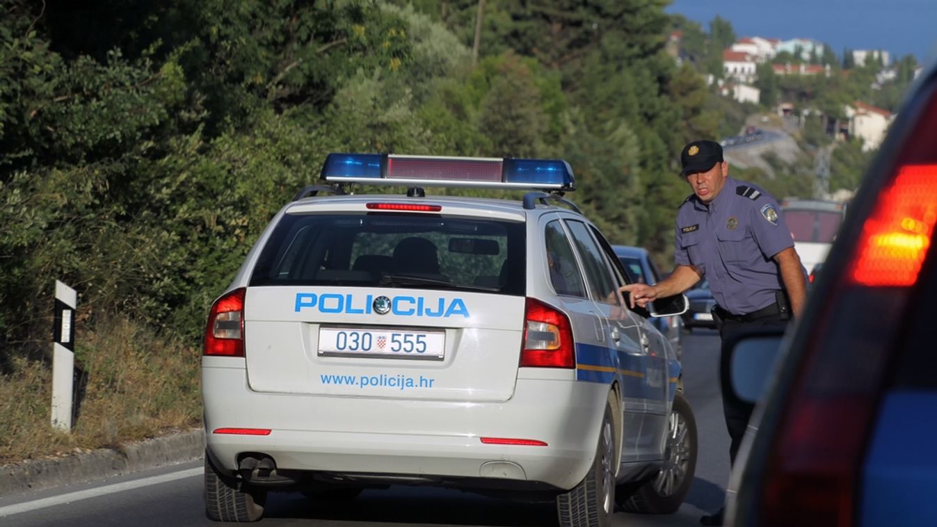 Horvátország, rendőrség, ellenőrzés 