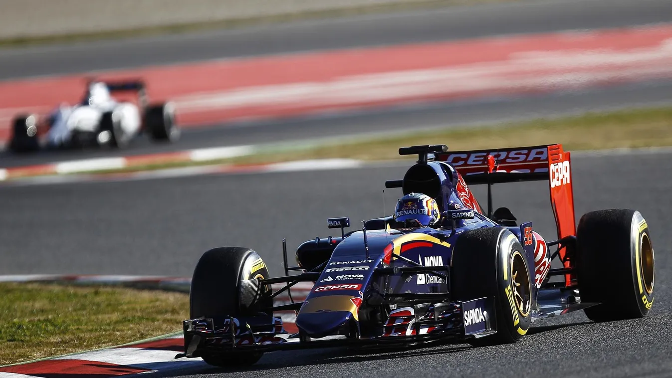 Forma-1, Toro Rosso, Carlos Sainz, Barcelona, teszt 
