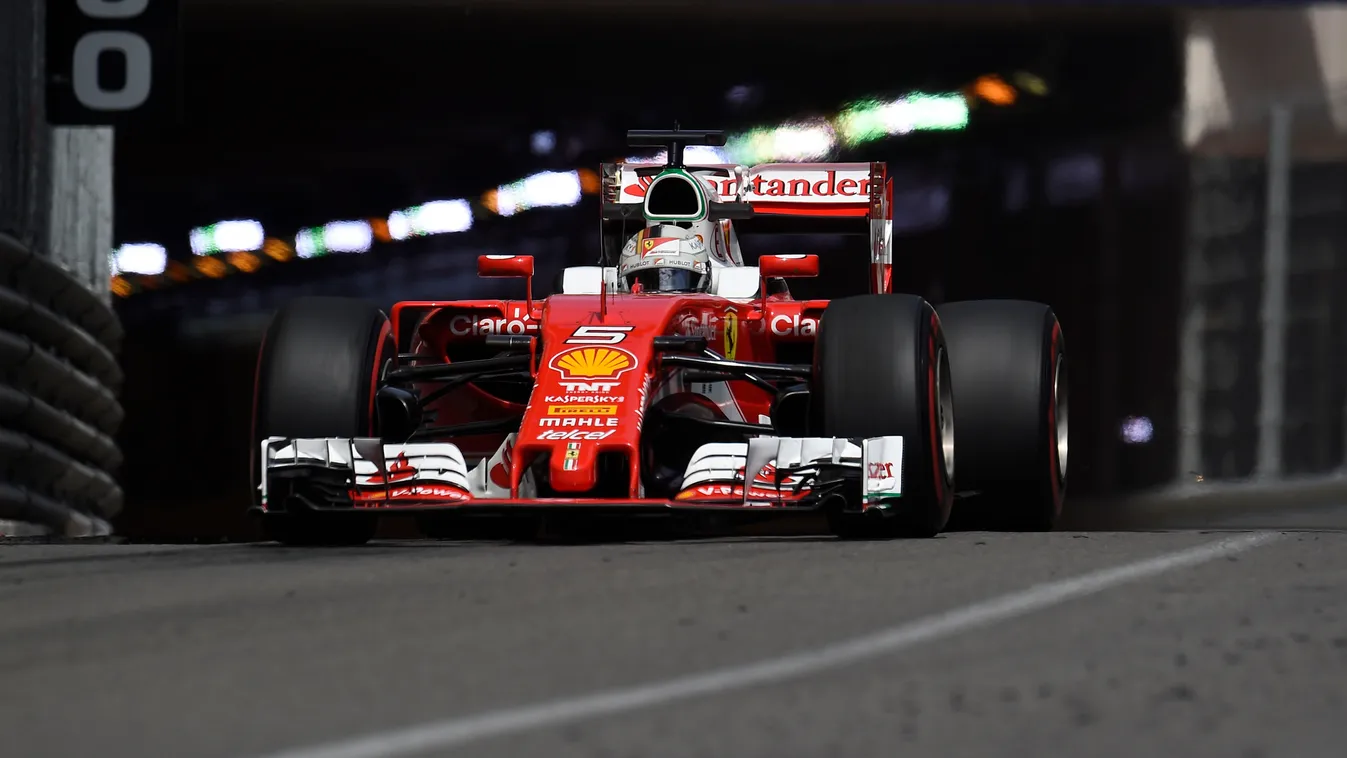 Forma-1, Monacói Nagydíj, Sebastian Vettel, Ferrari 