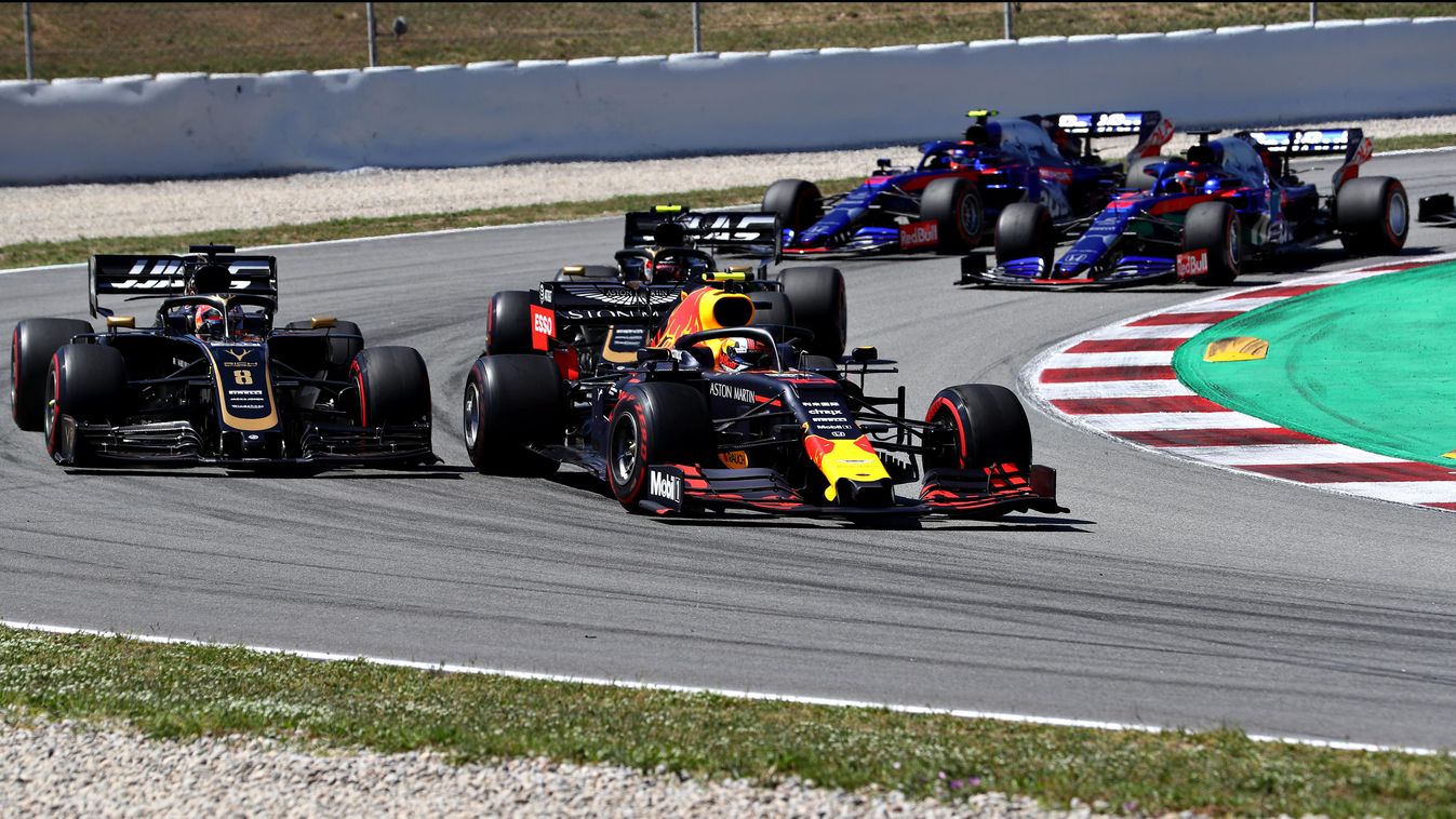 Forma-1, Pierre Gasly, Red Bull Racing, Romain Grosjean, Haas F1 Team, Spanyol Nagydíj 