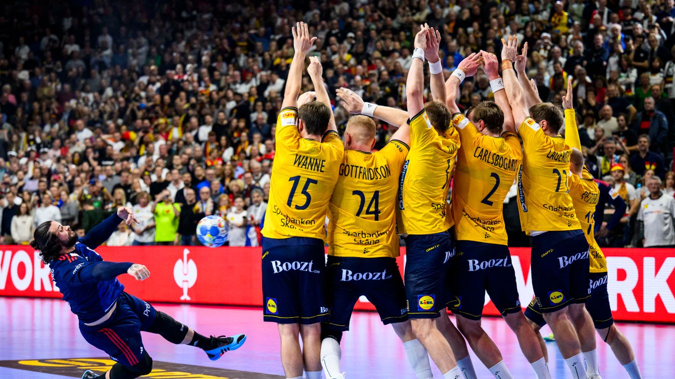 France - Sweden Sports EM Handball (Team) Horizontal HANDBALL, francia, svéd, kézilabda, Elohim Prandi 