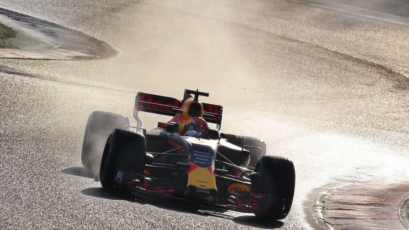 Forma-1, Max Verstappen, Red Bull, teszt 