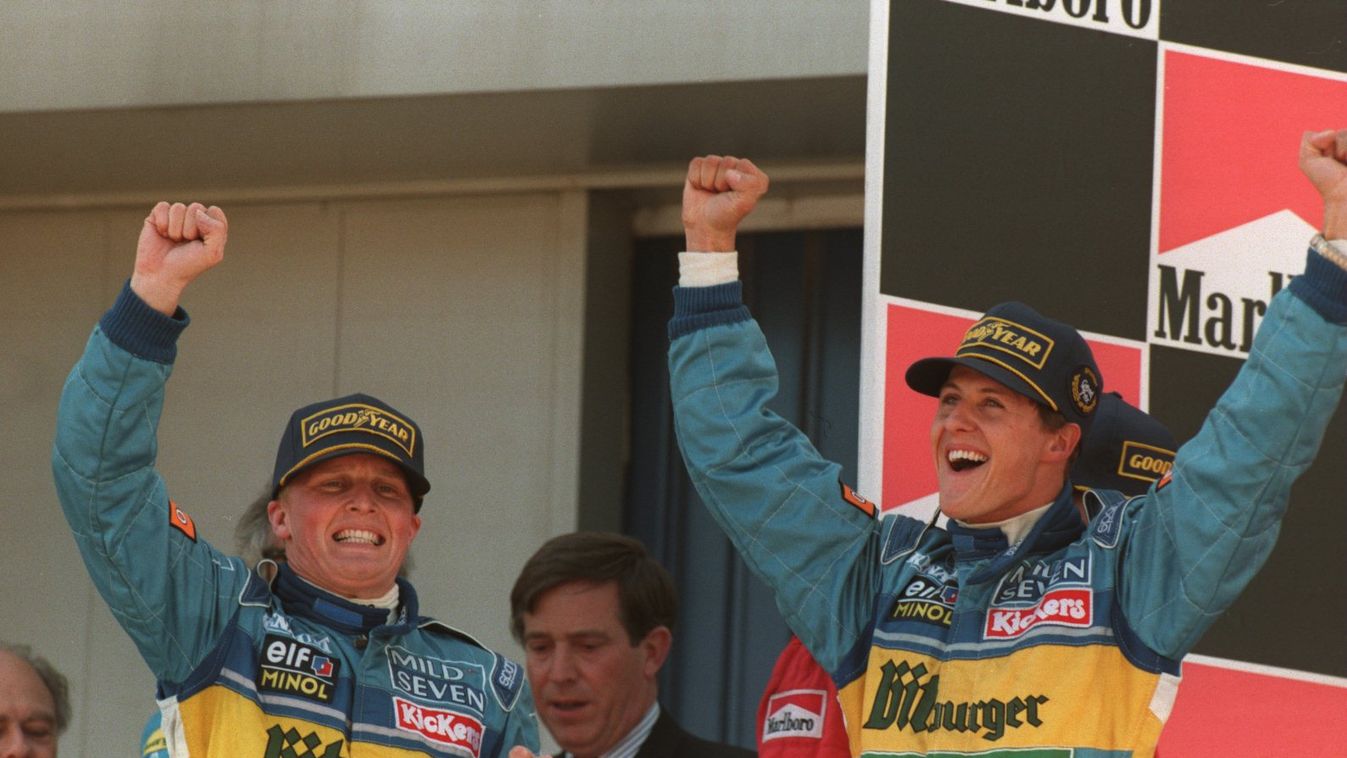 Forma-1, Spanyol Nagydíj 1995, Johnny Herbert, Michael Schumacher, Benetton 
