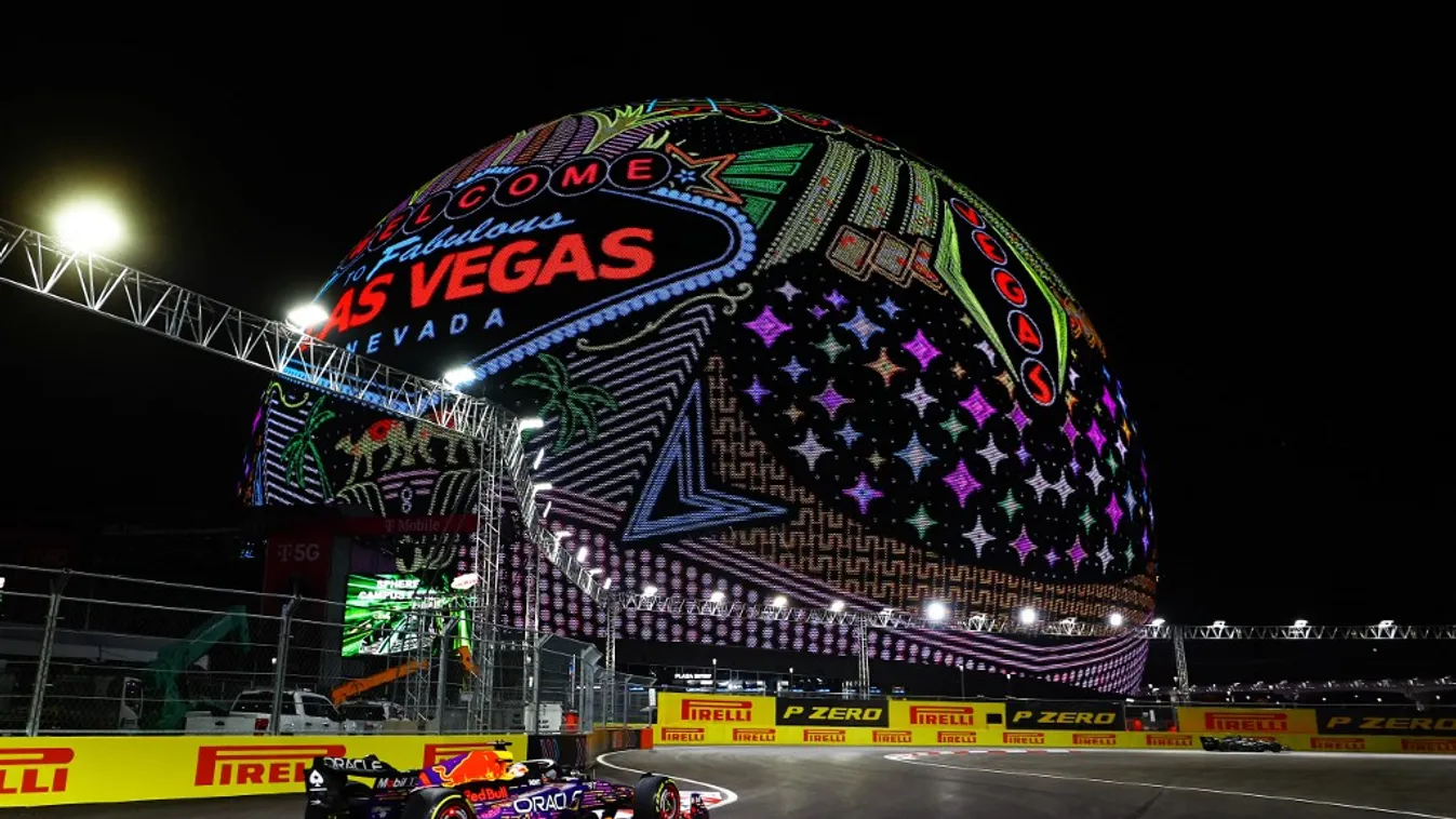 F1 Grand Prix of Las Vegas - Practice GettyImageRank2 Motorsport Formula One Racing Driving Netherlands USA Nevada Las Vegas Formula One Grand Prix Practicing No People Photography Sports Track Red Bull Racing Red Bull RB19 Max Verstappen PersonalityCompl