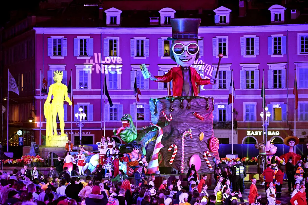 karnevál, fesztivál, felvonulás, Nizzai Karnevál, franciaország