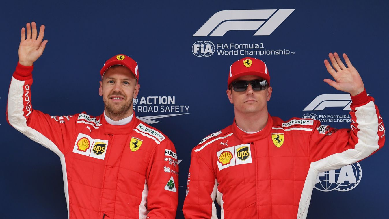 A Forma-1-es Kínai Nagydíj szombati napja, Sebastian Vettel, Kimi Räikkönen, Scuderia Ferrari 