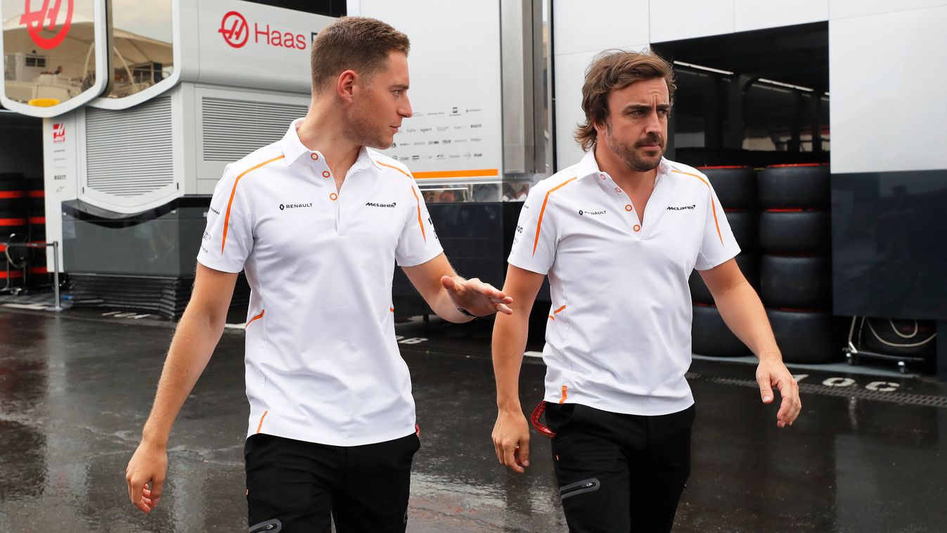 A Forma-1-es Francia Nagydíj, Stoffel Vandoorne, Fernando Alonso, McLaren Racing 