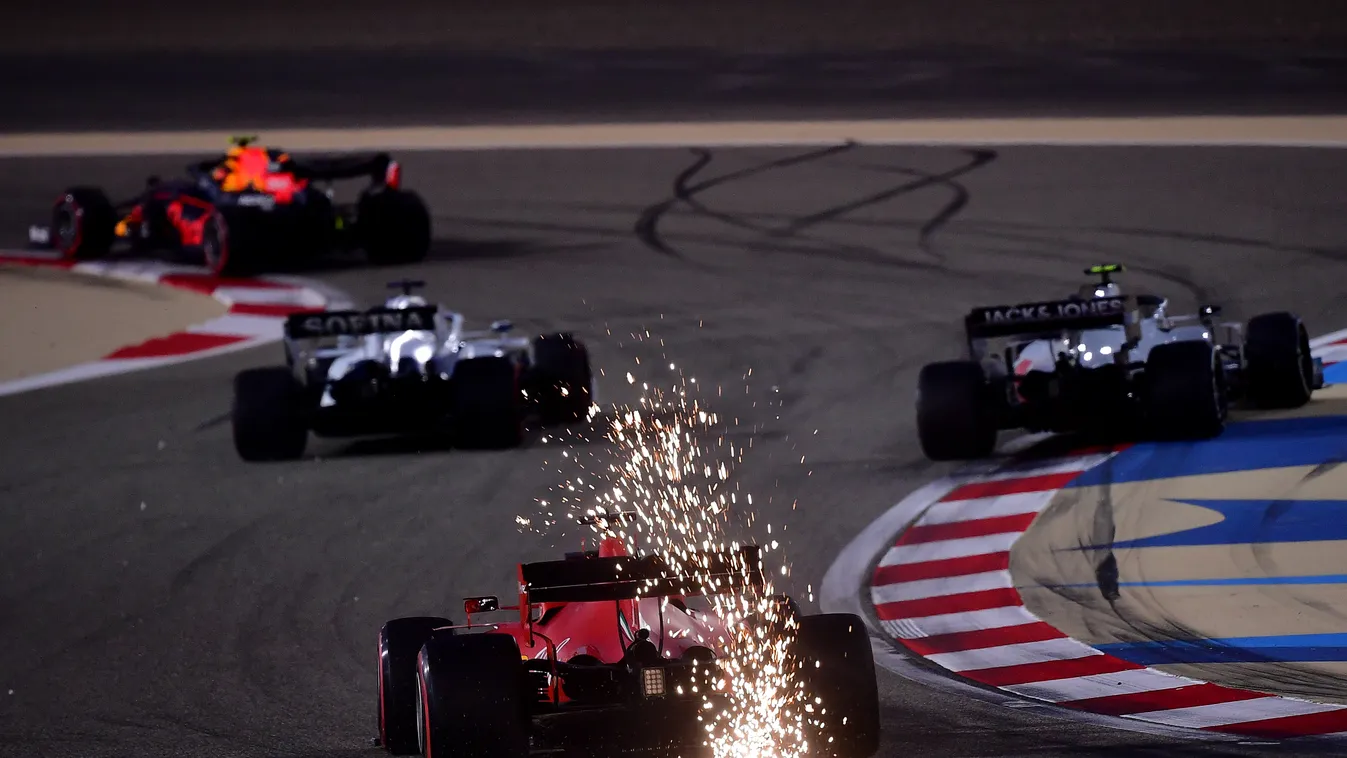 Forma-1, Szahíri Nagydíj, péntek, Sebastian Vettel, Ferrari, forgalom, elengedés 