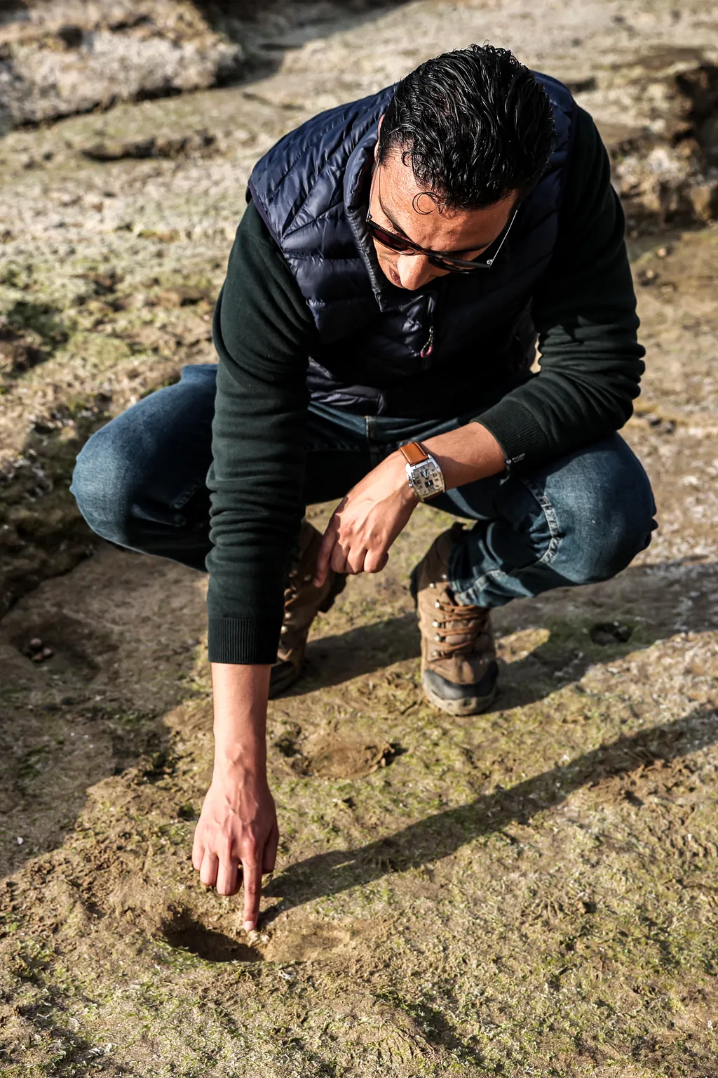 100, ezer, éves, lábnyomokat, találtak, Marokkóban, Marokkó, 100,000, 