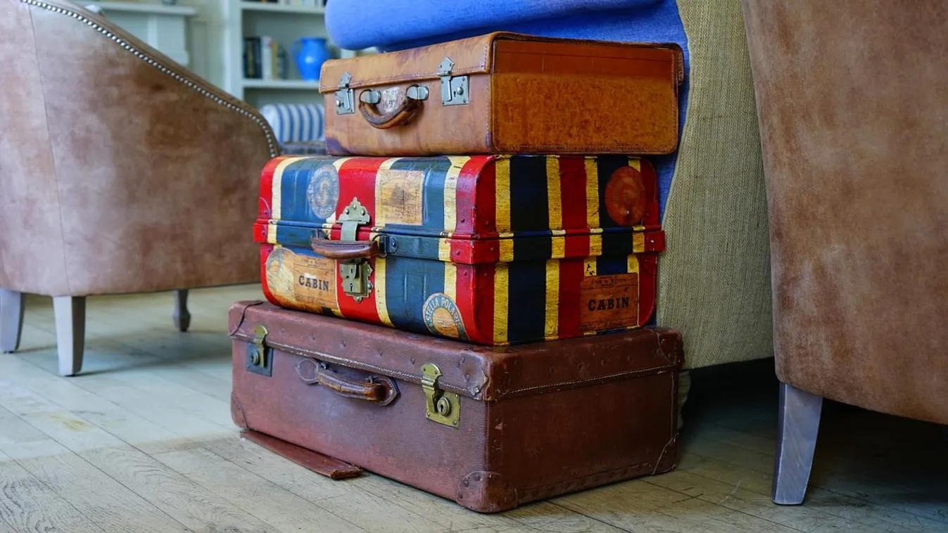 utazás, bőröndök 