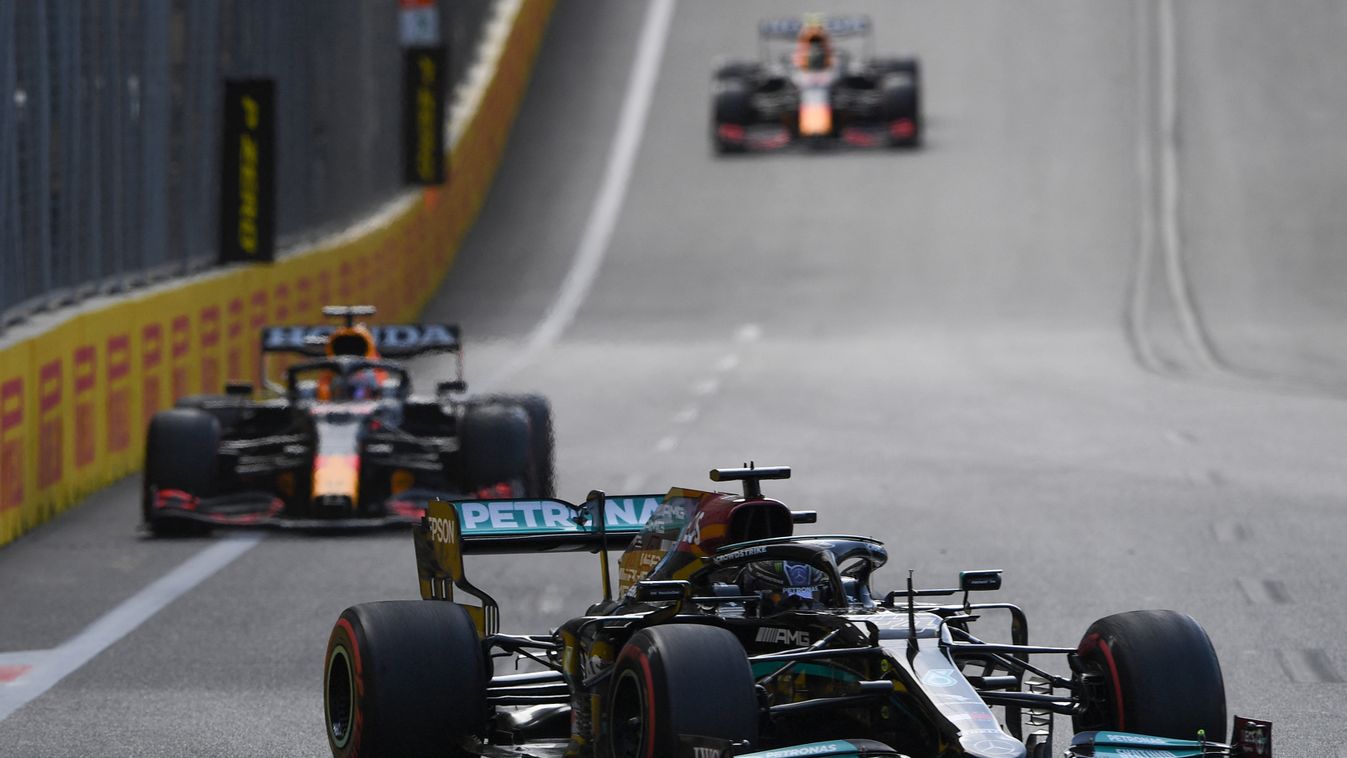 Forma-1, Lewis Hamilton, Mercedes, Red Bull, Max Verstappen, Azeri Nagydíj 
